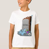 怠惰な猫影 Tシャツ (正面)