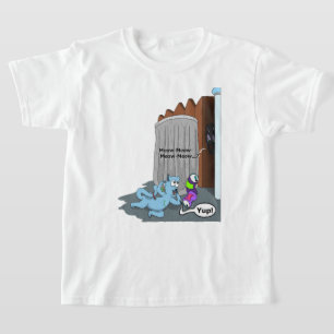 怠惰な猫影 Tシャツ