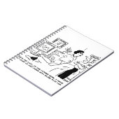 怠惰な男がテレビで競馬見る ノートブック (左側)