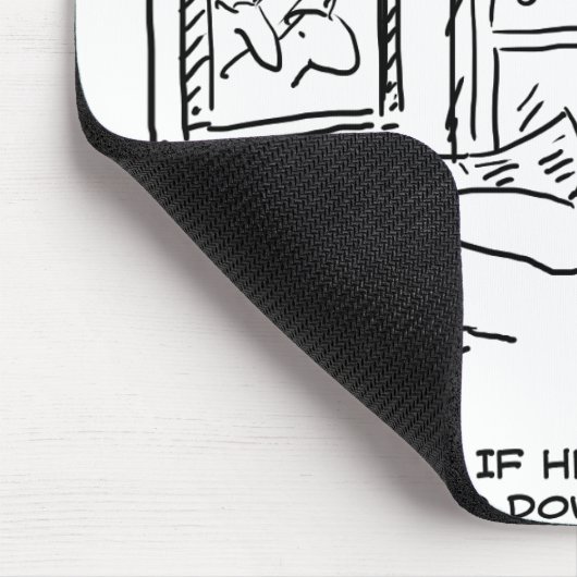 怠惰な男がテレビで競馬見る マウスパッド (コーナー)