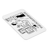 怠惰な男がテレビで競馬見る マグネット (右側)