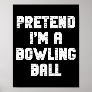 怠惰な簡単フリ私はボーリングバイルパーティーハロー ポスター