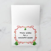 怠惰な羊の挨拶 シーズンカード (内部)