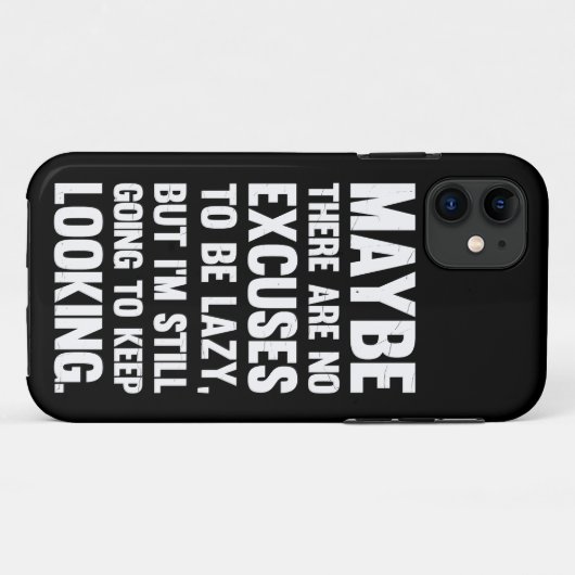 怠惰な言い訳はないのかもしれない。 Case-Mate iPhoneケース (裏面(横))