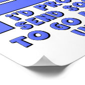 怠惰な賞のポおもしろいスター ポスター (角)