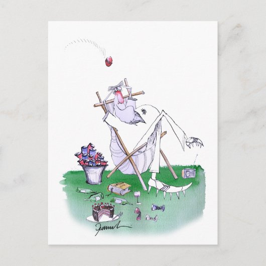 怠惰な骨 – クリケット， tony fernandes ポストカード (正面)