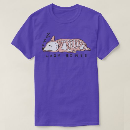 怠惰な骨 Tシャツ (デザイン正面)