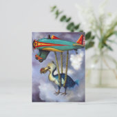 怠惰な鳥 ポストカード (スタンド正面)