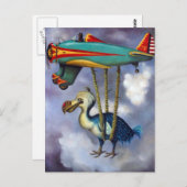 怠惰な鳥 ポストカード (正面/裏面)