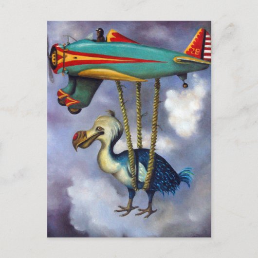 怠惰な鳥 ポストカード (正面)