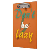 怠惰にしないで、新学期 クリップボード (左)