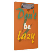 怠惰にしないで、新学期 クリップボード (右)