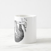 怠惰のイラストレーションのマグ コーヒーマグカップ (中央)