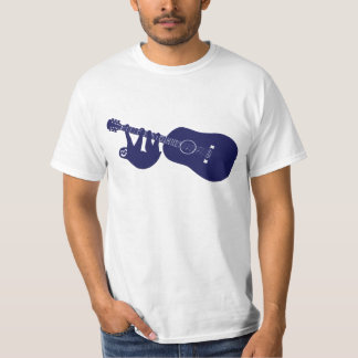 怠惰のギターのティー(濃紺) Tシャツ