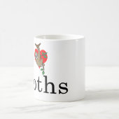 怠惰のハートのマグ コーヒーマグカップ (中央)