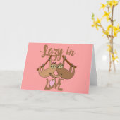 怠惰のバレンタインデーの人間関係は不精つなぎます カード (黄色い花)