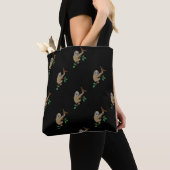 怠惰のプリントのトートバック トートバッグ (クローズアップ)