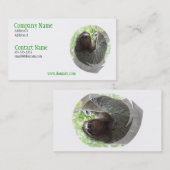 怠惰の写真のデザインの名刺 名刺 (正面/裏面)