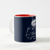 怠惰の恋人のギフトの話もっとより少ないスマイル ツートーンマグカップ (正面左)