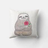 怠惰の枕遅い生命怠惰の装飾用クッションのクッション クッション (裏面)