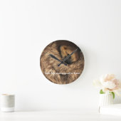 怠惰の柱時計 ラウンド壁時計 (ホーム)
