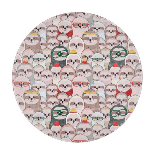 怠惰の漫画パターン カッティングボード (正面)