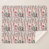 怠惰の漫画パターン シェルパブランケット (正面(横))