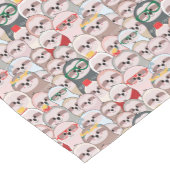 怠惰の漫画パターン ショートテーブルランナー (コーナー)