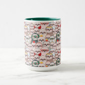 怠惰の漫画パターン マグカップ (中央)