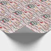 怠惰の漫画パターン ラッピングペーパー (角)