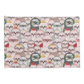 怠惰の漫画パターン 枕カバー (裏面-右)