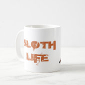 怠惰の生命マグ コーヒーマグカップ (正面左)