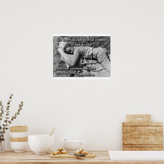 怠惰の痛み ポスター (キッチン)