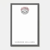 怠惰の花のリースのあなたの一流の|のポートレートを加えて下さい ポストイット (正面)