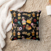 怠惰の菓子はパターンを扱います クッション (ブランケット)