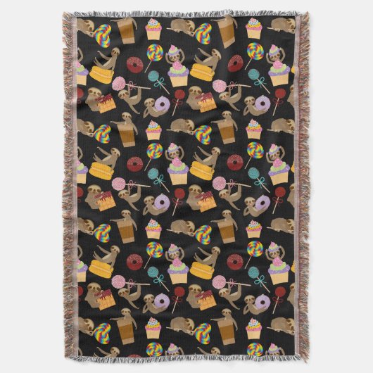 怠惰の菓子はパターンを扱います スローブランケット (正面縦)
