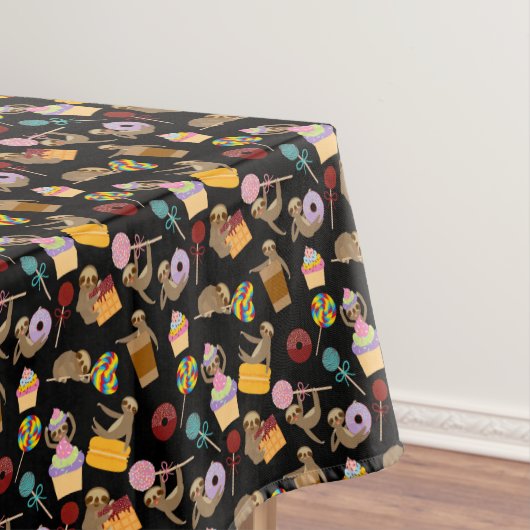 怠惰の菓子はパターンを扱います テーブルクロス (インサイチュ)