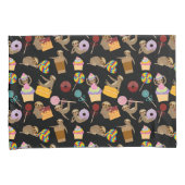 怠惰の菓子はパターンを扱います 枕カバー (正面右)