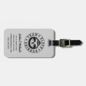 怠惰の連続したチーム ラゲッジタグ (正面横)