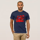 怠惰の骨組Tシャツ(メンズ) Tシャツ (正面フル)