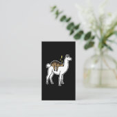 怠惰はアルパカのラマ僧で眠ります 名刺 (スタンド正面)