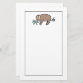 怠惰はリラックスします言います 便箋 (正面/裏面)