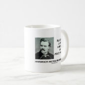 怠惰は心理学の親です コーヒーマグカップ (正面右)