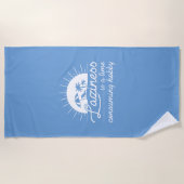 怠惰は時間のかかる趣味だ ビーチタオル (正面)