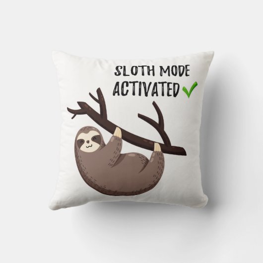 怠惰は活動化させる|の怠惰モードを言います クッション (裏面)