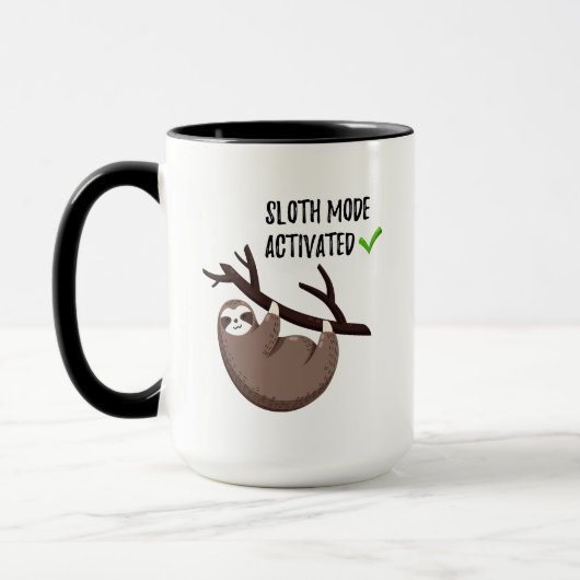 怠惰は活動化させる|の怠惰モードを言います マグカップ (左)