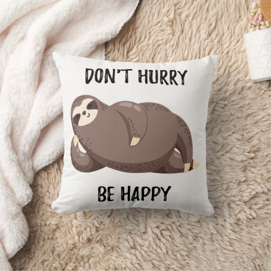 怠惰は|がである幸せ急がないことを言います クッション (ブランケット)