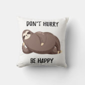 怠惰は|がである幸せ急がないことを言います クッション (正面)