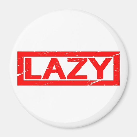 怠惰スタンプ マグネット (正面)