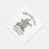 怠惰スロースレトロバイクマンガ スタンダードランチョンナプキン (角)